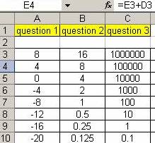 Explore Sequences with Excel